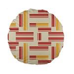 Abstract pattern geometric backgrounds   Standard 15  Premium Round Cushions