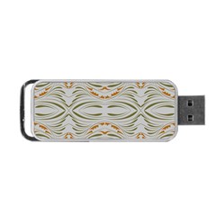 Folk flowers print Floral pattern Ethnic art Portable USB Flash (Two Sides) from ArtsNow.com Back
