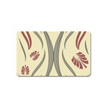 Folk flowers print Floral pattern Ethnic art Magnet (Name Card)