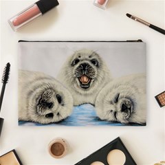 Seals Cosmetic Bag (Large) from ArtsNow.com Back