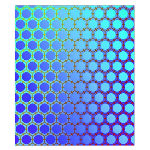 Hex Circle Points Vaporwave Three Duvet Cover (California King Size) from ArtsNow.com Duvet Quilt