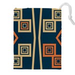 Abstract pattern geometric backgrounds   Drawstring Pouch (4XL)