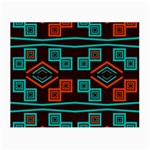 Abstract pattern geometric backgrounds   Small Glasses Cloth (2 Sides)