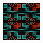 Abstract pattern geometric backgrounds   Medium Glasses Cloth