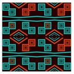 Abstract pattern geometric backgrounds   Large Satin Scarf (Square)