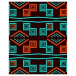 Abstract pattern geometric backgrounds   Drawstring Bag (Small)