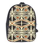 Abstract geometric design    School Bag (Large)