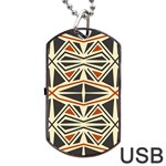 Abstract geometric design    Dog Tag USB Flash (One Side)