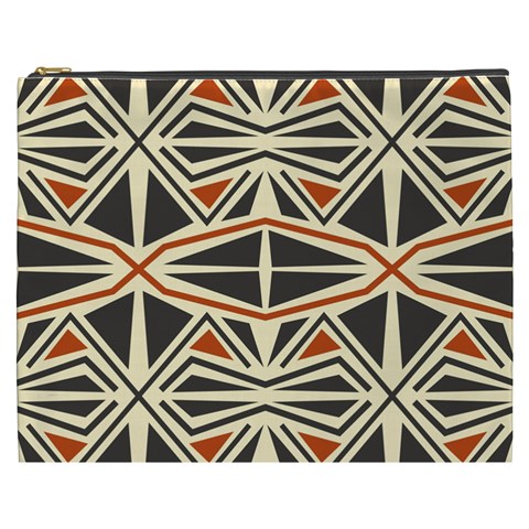Abstract geometric design    Cosmetic Bag (XXXL) from ArtsNow.com Front