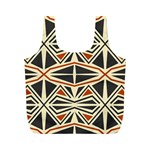 Abstract geometric design    Full Print Recycle Bag (M)