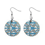 Abstract geometric design    Mini Button Earrings