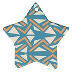 Abstract geometric design    Star Ornament (Two Sides)