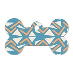 Abstract geometric design    Dog Tag Bone (Two Sides)