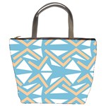 Abstract geometric design    Bucket Bag