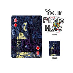 Glitch Witch II Playing Cards 54 Designs (Mini) from ArtsNow.com Front - Diamond8