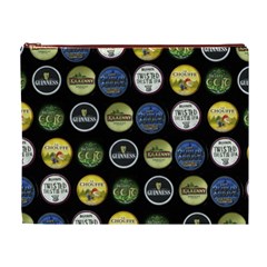 Beer Brands Logo Pattern Cosmetic Bag (XL) from ArtsNow.com Front