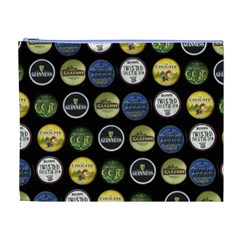 Beer Brands Logo Pattern Cosmetic Bag (XL) from ArtsNow.com Front