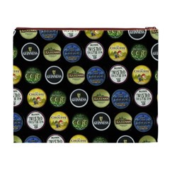 Beer Brands Logo Pattern Cosmetic Bag (XL) from ArtsNow.com Back