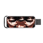 Creepy Head Portrait Artwork Portable USB Flash (One Side)