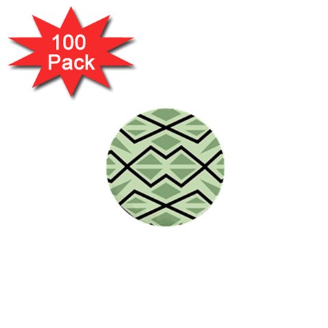 Abstract pattern geometric backgrounds 1  Mini Buttons (100 pack)  from ArtsNow.com Front