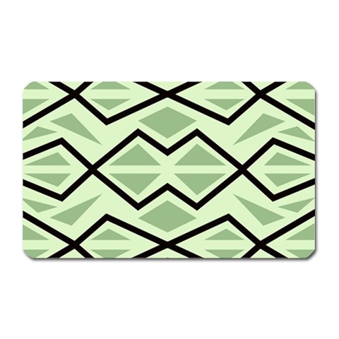 Abstract pattern geometric backgrounds Magnet (Rectangular) from ArtsNow.com Front
