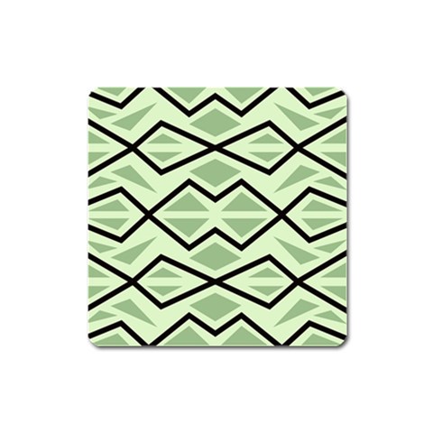 Abstract pattern geometric backgrounds Square Magnet from ArtsNow.com Front