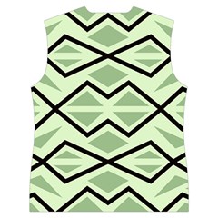 Abstract pattern geometric backgrounds Women s Button Up Vest from ArtsNow.com Back
