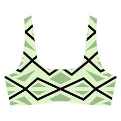 Abstract pattern geometric backgrounds Cross Back Hipster Bikini Set from ArtsNow.com Front