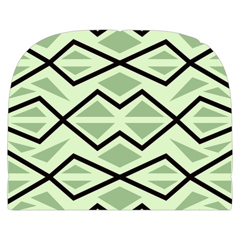 Abstract pattern geometric backgrounds Make Up Case (Large) from ArtsNow.com Front