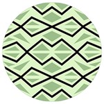 Abstract pattern geometric backgrounds Round Trivet