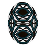 Abstract pattern geometric backgrounds Ornament (Oval)