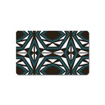 Abstract pattern geometric backgrounds Magnet (Name Card)