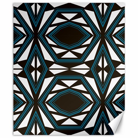 Abstract pattern geometric backgrounds Canvas 8  x 10  from ArtsNow.com 8.15 x9.66  Canvas - 1