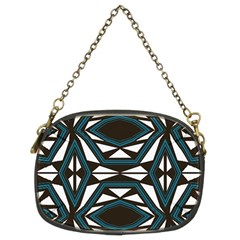 Abstract pattern geometric backgrounds Chain Purse (Two Sides) from ArtsNow.com Back