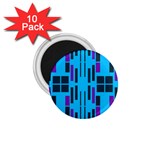 Abstract pattern geometric backgrounds 1.75  Magnets (10 pack) 