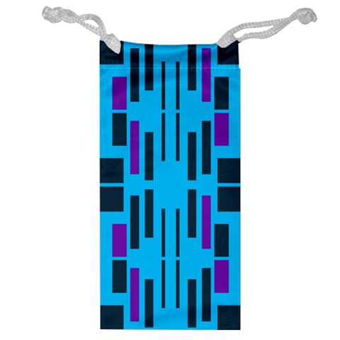 Abstract pattern geometric backgrounds Jewelry Bag from ArtsNow.com Front