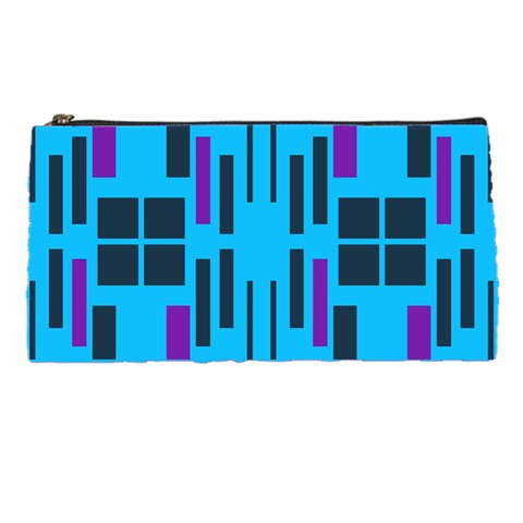 Abstract pattern geometric backgrounds Pencil Case from ArtsNow.com Front