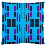Abstract pattern geometric backgrounds Large Cushion Case (One Side)