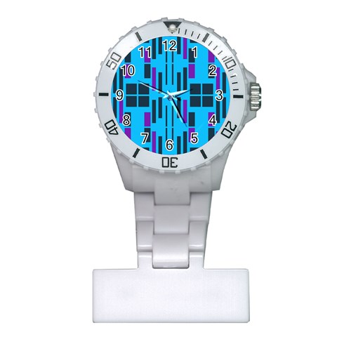 Abstract pattern geometric backgrounds Plastic Nurses Watch from ArtsNow.com Front
