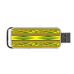 Abstract pattern geometric backgrounds Portable USB Flash (Two Sides)