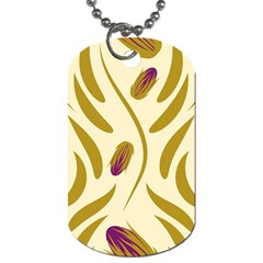 Folk flowers print Floral pattern Ethnic art Dog Tag (Two Sides) from ArtsNow.com Back