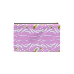 Folk flowers print Floral pattern Ethnic art Cosmetic Bag (Small) from ArtsNow.com Back