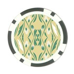 Folk flowers print Floral pattern Ethnic art Poker Chip Card Guard (10 pack)