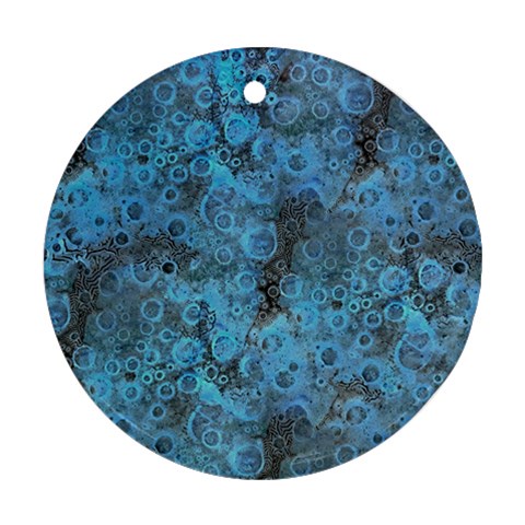 Abstract Surface Texture Background Ornament (Round) from ArtsNow.com Front