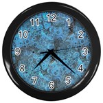 Abstract Surface Texture Background Wall Clock (Black)