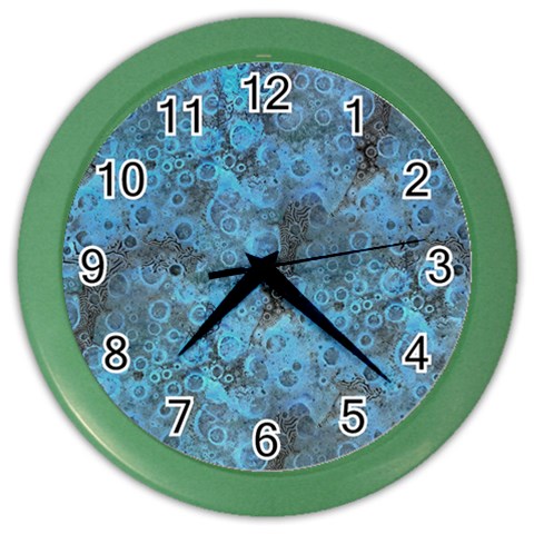 Abstract Surface Texture Background Color Wall Clock from ArtsNow.com Front
