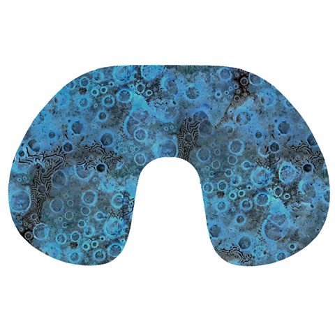 Abstract Surface Texture Background Travel Neck Pillow from ArtsNow.com Front