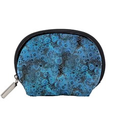 Abstract Surface Texture Background Accessory Pouch (Small) from ArtsNow.com Front