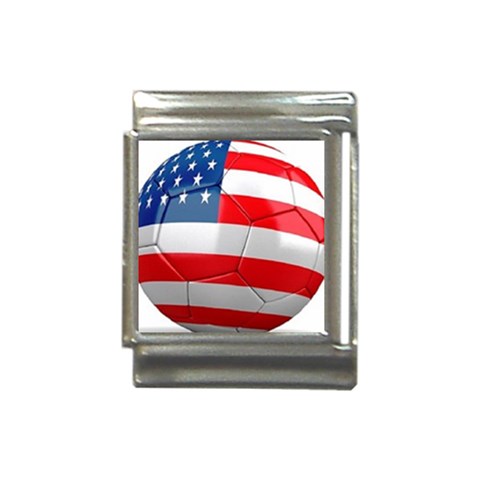 usa soccer Italian Charm (13mm) from ArtsNow.com Front
