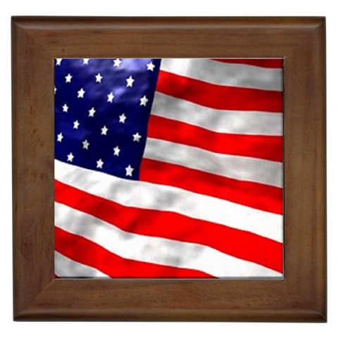usa Framed Tile from ArtsNow.com Front
